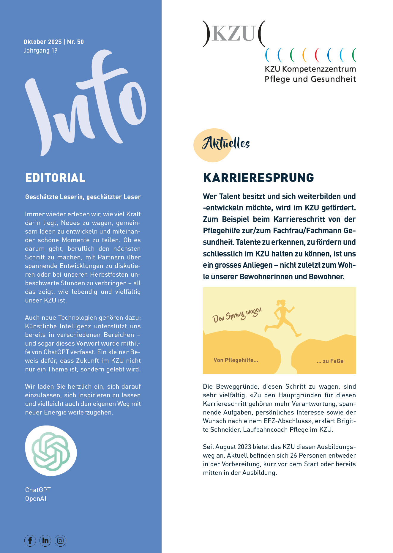 KZU Info Nr. 50 - Oktober 2025